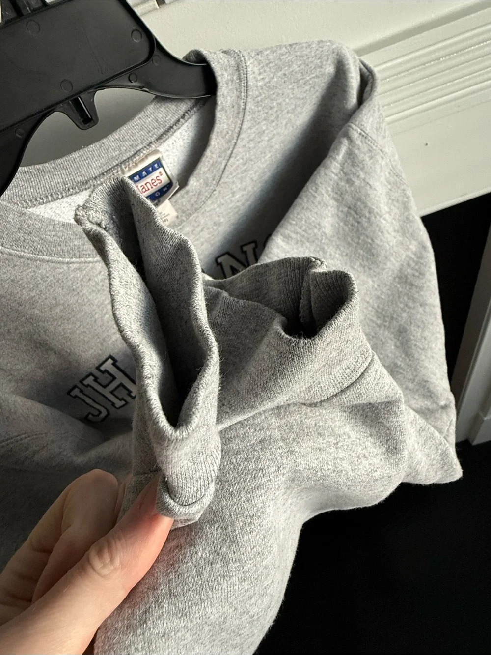 Vintage Hanes JH Ranch California Gray Crewneck Sweatshirt Size Medium